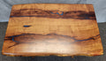 Mesquite live edge folding TV tray with blue epoxy fill and wooden folding legs