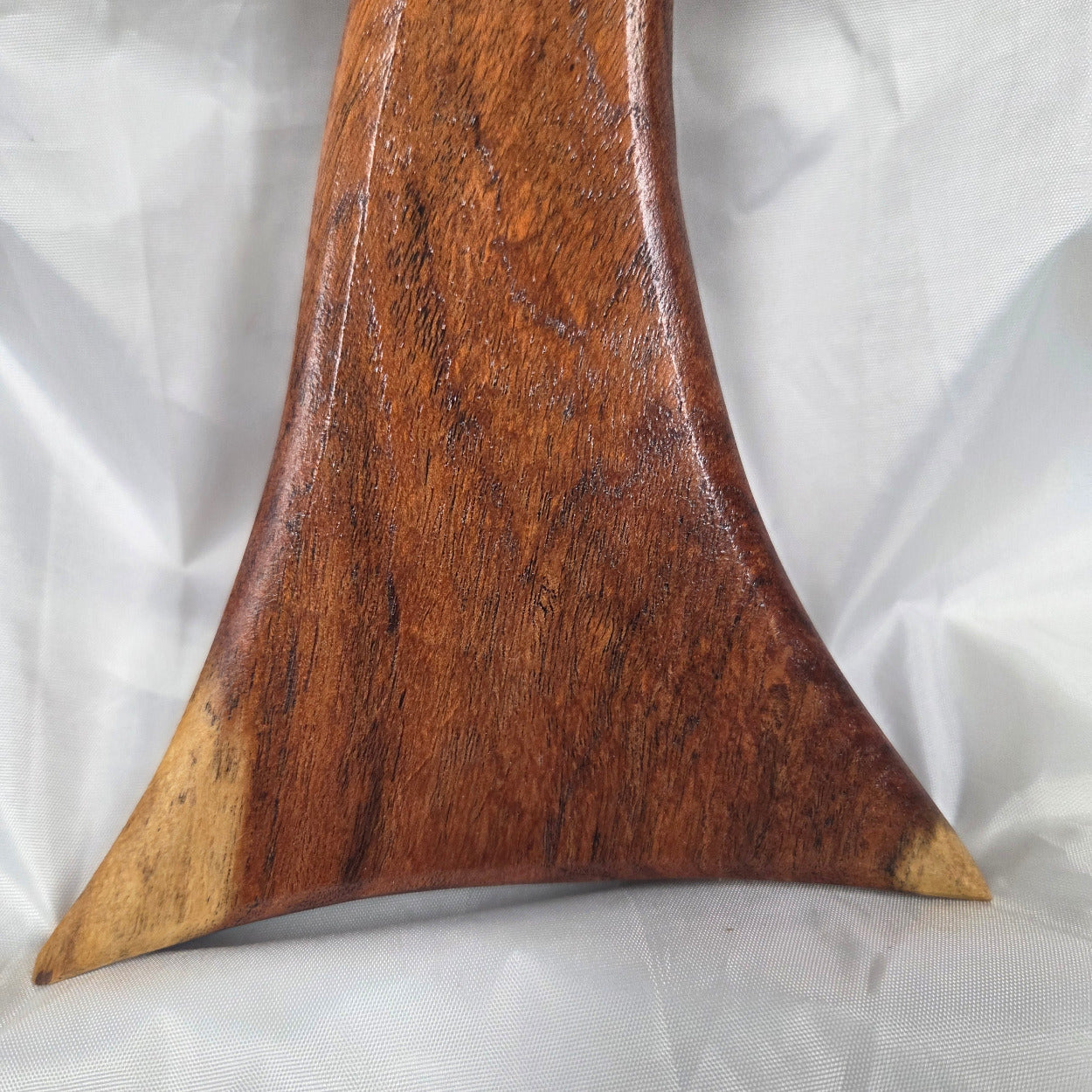 Mesquite Cross with natural colors, hanging cross wall art