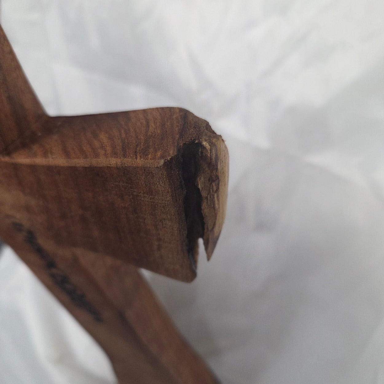 Mesquite Cross with natural colors, hanging cross wall art