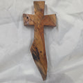 Mesquite Cross with natural colors, hanging cross wall art