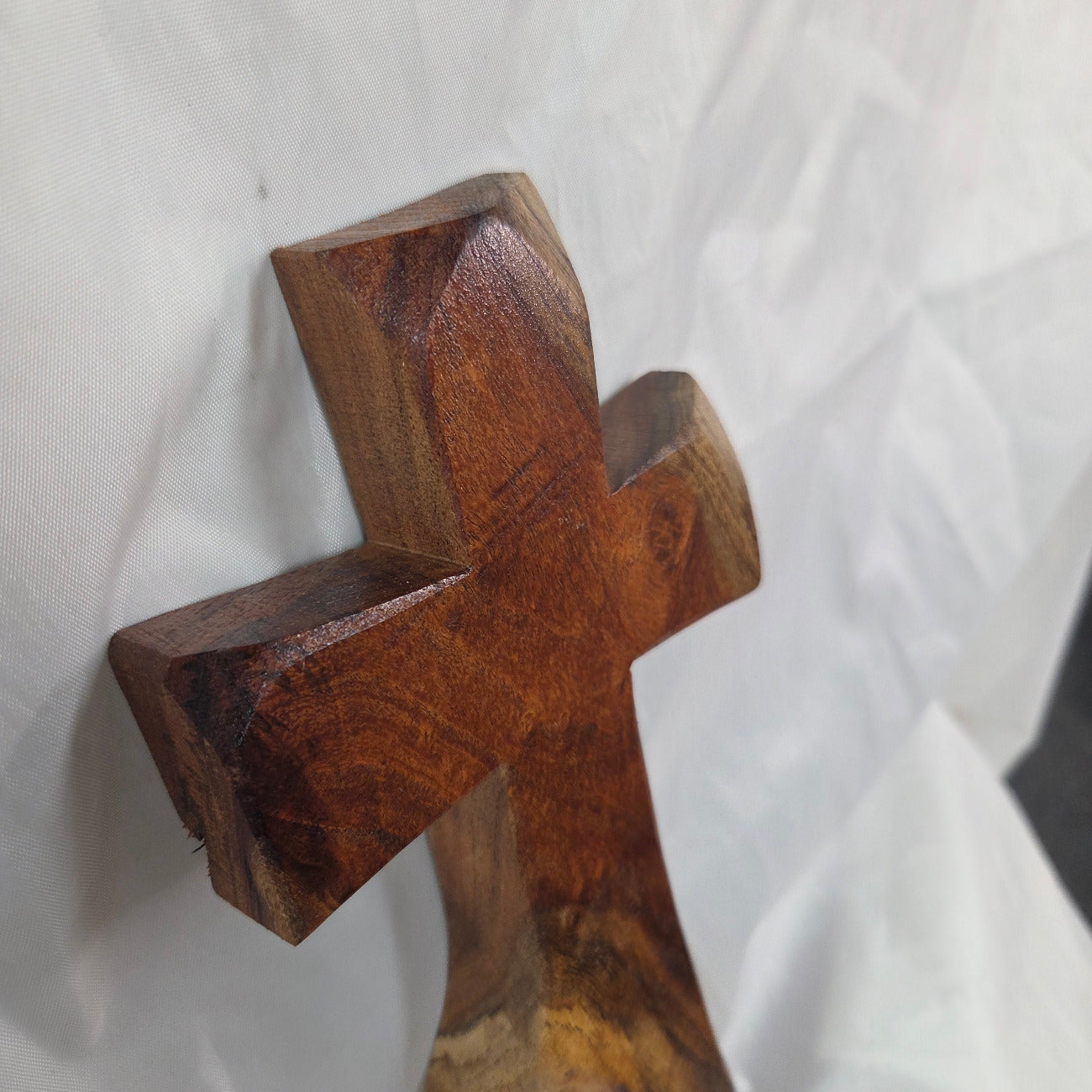 Mesquite Cross with natural colors, handing cross wall art