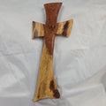 Mesquite Cross with natural colors, handing cross wall art