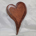 Mesquite Handing heart wall art with Hand carved center section