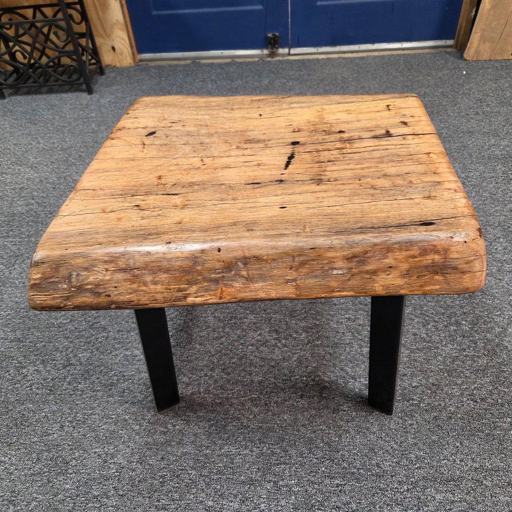 Handmade Pecan Coffee Table - Live Edge- 23"x24"